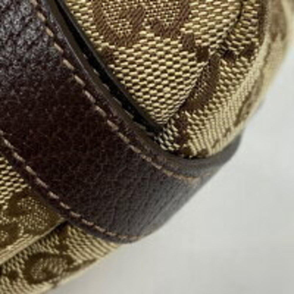 Gucci bag tote brown shoulder canvas GG - Picture 3 of 6